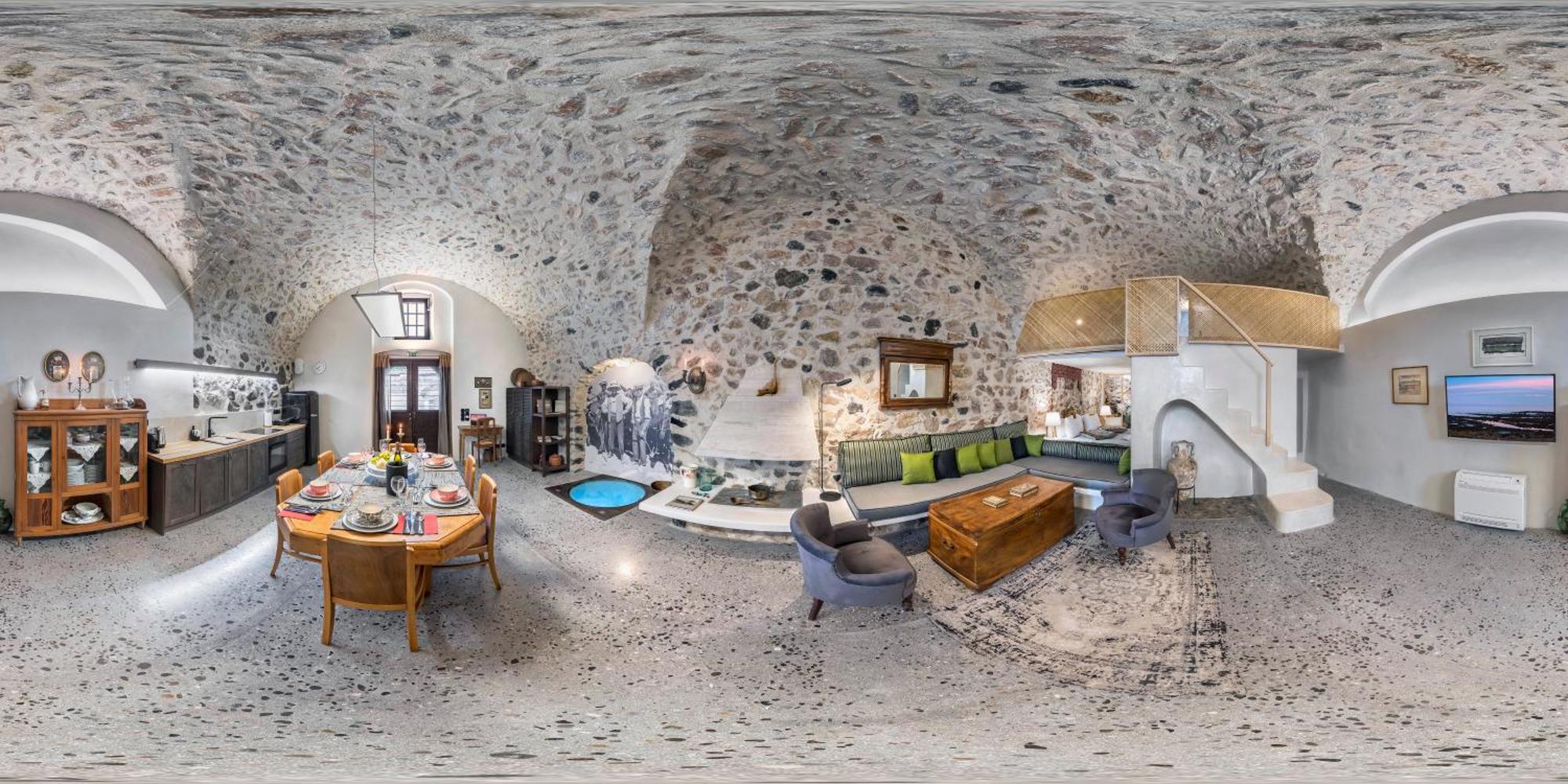 Canava Villas #2 In Santorini Private Pool Emporio  エクステリア 写真