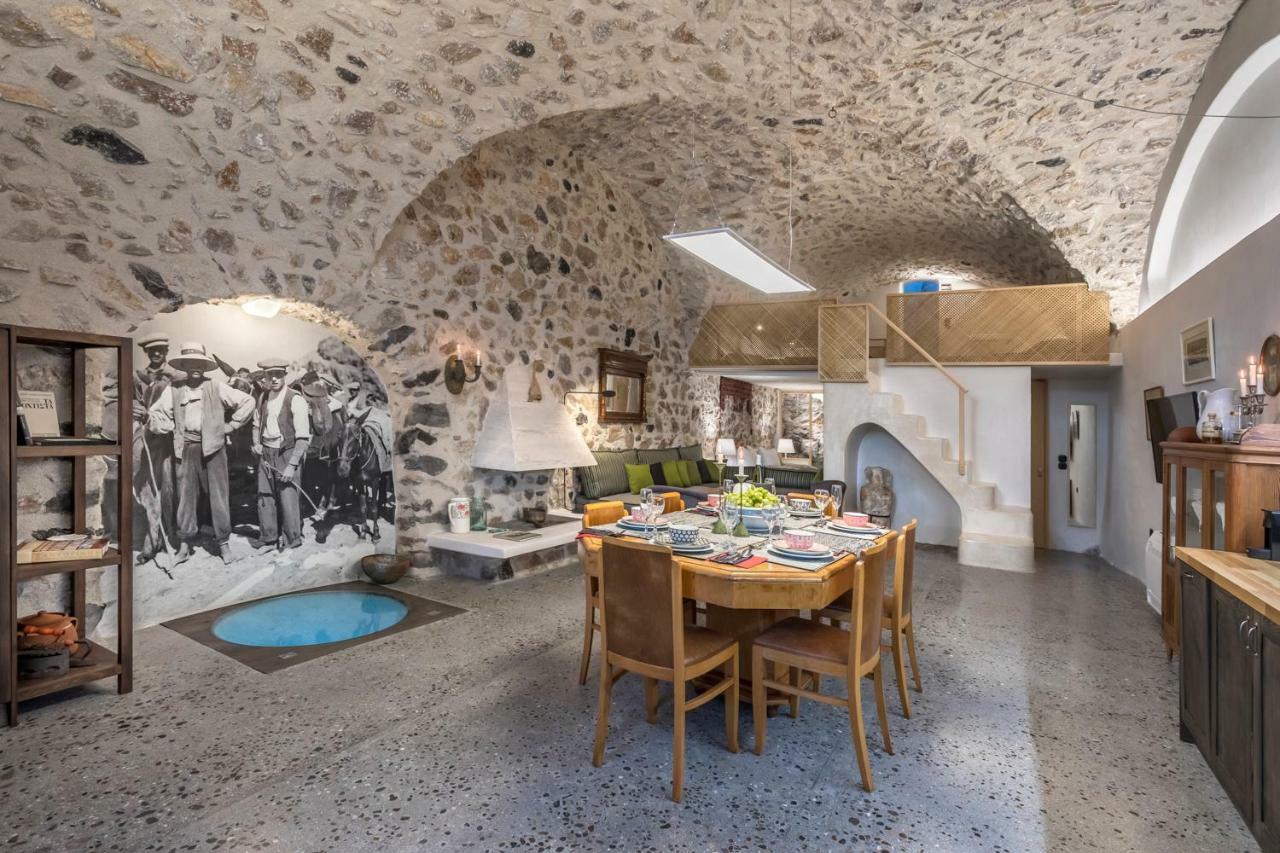 Canava Villas #2 In Santorini Private Pool Emporio  エクステリア 写真